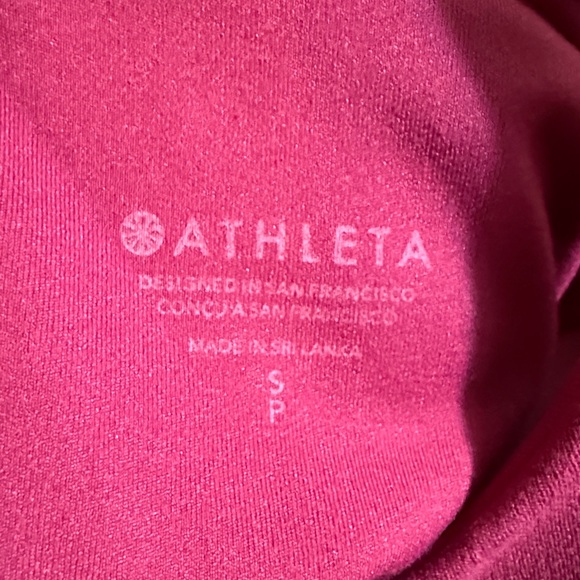 Athleta Magenta Crop Top - Picture 2 of 2